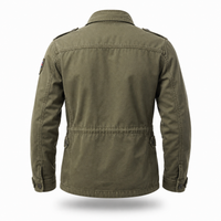 Men’s Canvas Utility Field Jacket – Vintage Workwear Style Casual Outdoor Jacket