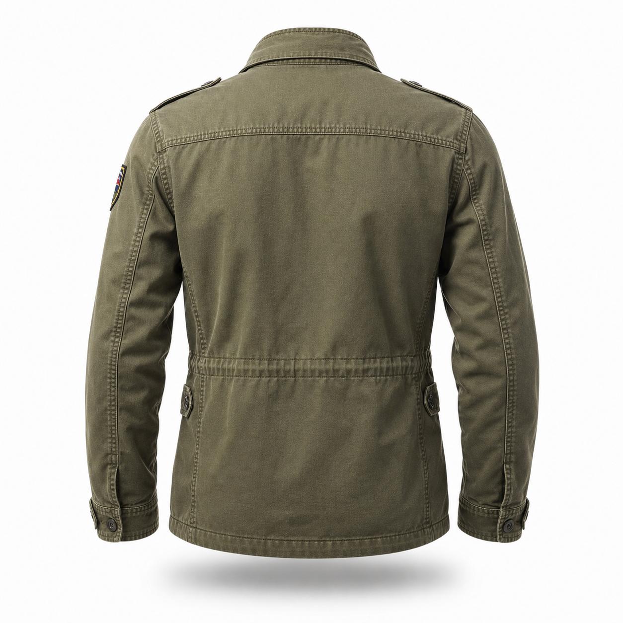 Men’s Canvas Utility Field Jacket – Vintage Workwear Style Casual Outdoor Jacket