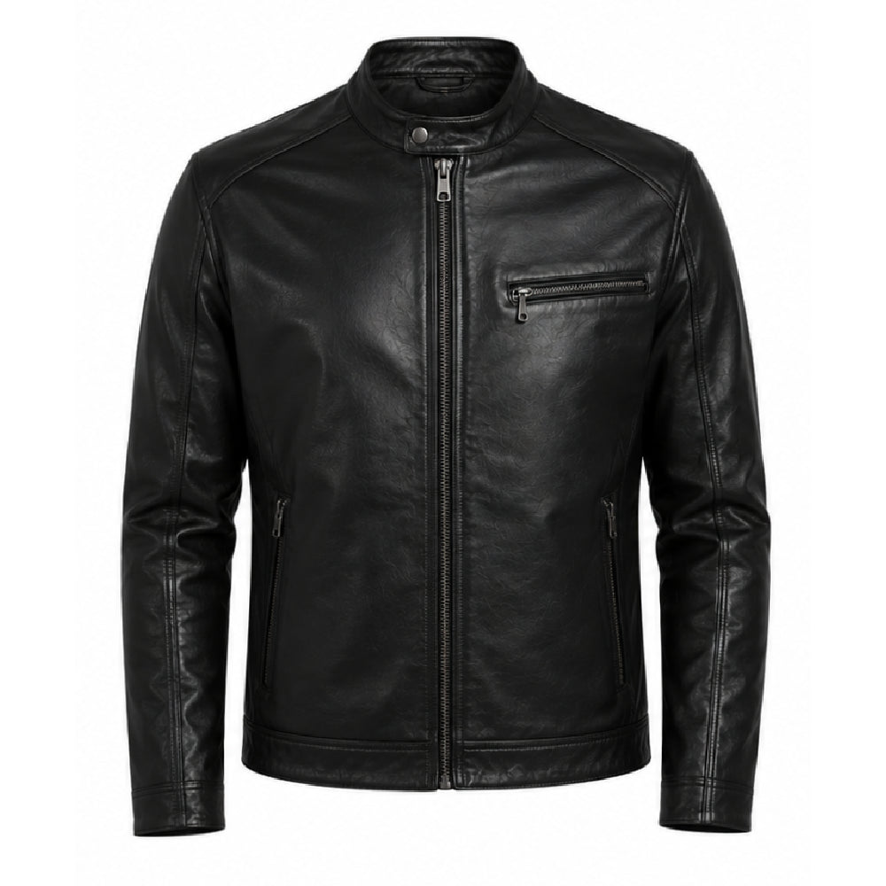 Men’s Black Leather Jacket